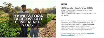 Bath Spa University London Conference 2025