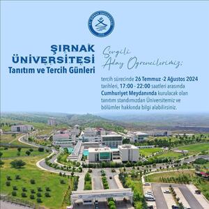 Şırnak Üniversitesi Tercih ve Tanıtım Günleri